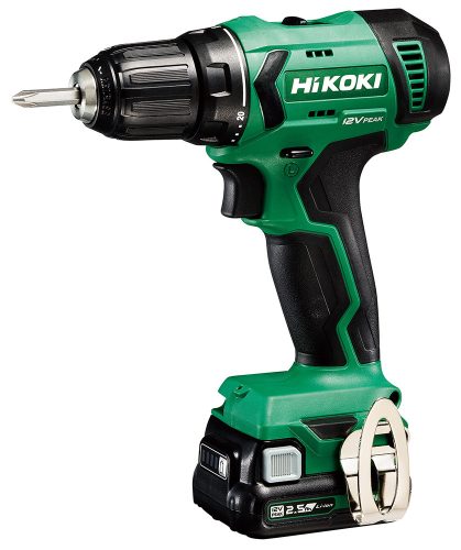 Hikoki DS12DA (DS12DAWFZ) Akkus fúró-csavarozó kofferben (12V) akkuval, töltővel