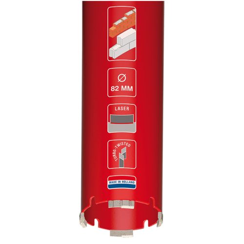 Carat gyémánt magfúró téglához és abrazív anyagokhoz 42x300xM30