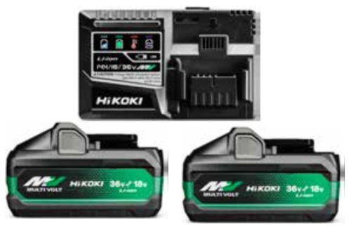 Hikoki UC18YSL3-WJZ (UC18YSL3WJZ) Akkumulátor töltő (UC18YSL) +2db  18V-8Ah/36V-4Ah akku (BSL36B18X)