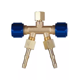 Kettős kieresztő szelep CO2 3/8-os jobbos