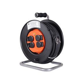   Hosszabbító kábeldob 4 földelt aljzattal, 3x2,5mm2/33m gumi