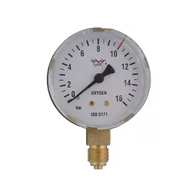 Manométer oxigén 16/10 bar 63mm