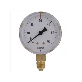 Manométer jelzés nélküli 30/60 bar 63mm