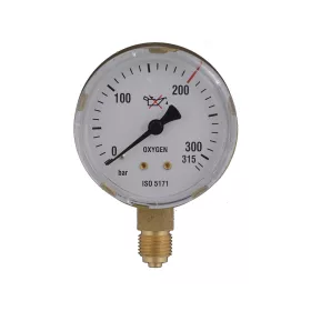 Manométer oxigén 315/200 bar 63mm