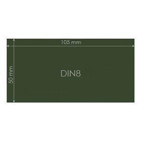 Védőüveg DIN 8 50x100mm