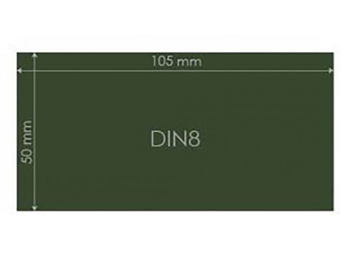 Védőüveg DIN 8 50x100mm