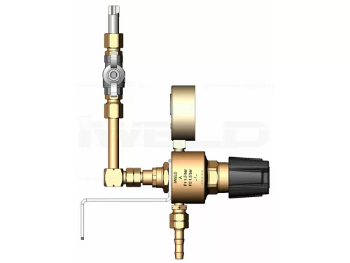 IWELD DYNALINE Ac. hál. nyomáscsökkentő klt.1,5bar