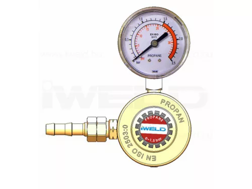 IWELD DYNAREG Propán-bután nyomáscsökkentő 20/1,5bar (1órás)