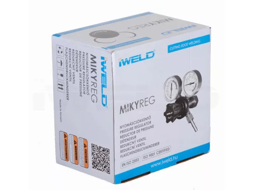 IWELD MIKYREG Argon/Mix nyomáscsökkentő 230/22l/min G1/2" Jobb