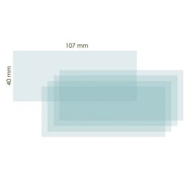 NORED EYE védőplexi belső Blackbasehez 40X107mm