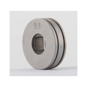 Huzaltoló görgő 0.8-0.9mm recézett 25x7x7mm (MICROFLUX)