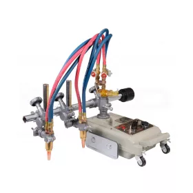   DYNAMAT gépi lángvágó CG1-100 (kétfejes) 2 db 1,8m-es sínnel együtt