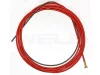 Huzalvezető spirál szigetelt (1,0-1,2) 4.4m piros