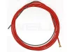Huzalvezető spirál szigetelt (1,0-1,2) 6.4m piros