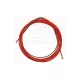 Huzalvezető spirál szigetelt (1,0-1,2) 7.4m piros