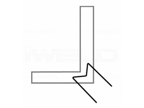 IWELD műa. tűző gép kapocs, külső sarok 0,8mm (100db/cs)