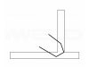 IWELD műa. tűző gép kapocs, belső sarok 0,8mm (100db/cs)