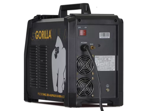 IWELD GORILLA POCKETMIG 205 ALUPULSE SILVERBACK hegesztő inverter