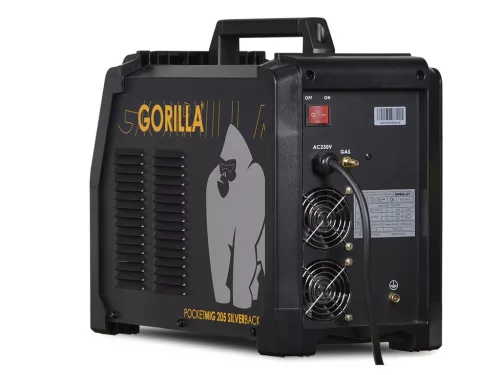 IWELD GORILLA POCKETMIG 205 SILVERBACK hegesztő inverter