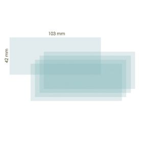 IWELD NORED EYE belső védőplexi 102x42mm