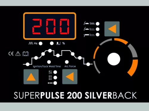 IWELD GORILLA SUPERPULSE 200 SILVERBACK hegesztő inverter