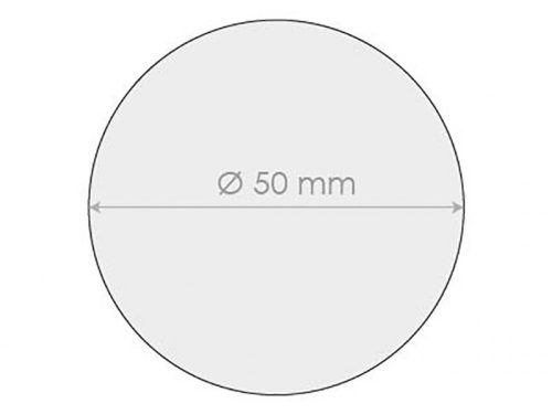 Védőüveg kerek átm. 50mm