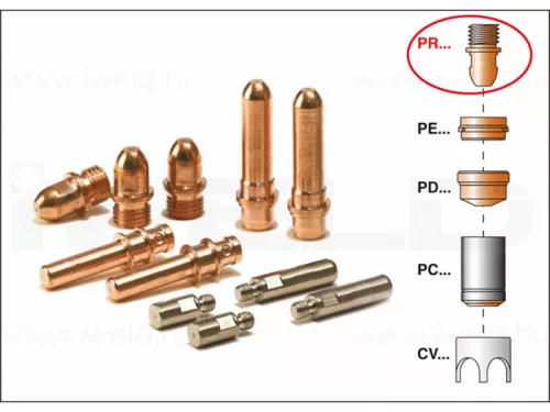 Plazmavágó S54 elektróda (hosszú)