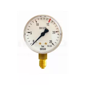 Manométer (jelzés nélküli) 25/15 bar 63mm