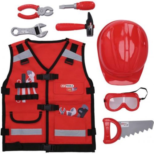 KS Tools Szerszámkészlet gyerekeknek, szerszám+mellény 9 részes