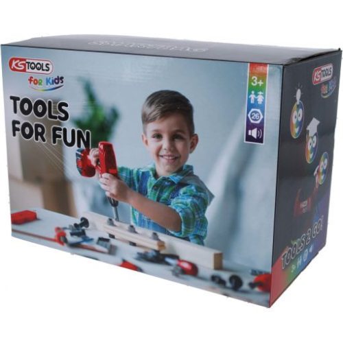 KS Tools Szerszámkészlet gyerekeknek, Smartbag táskával 26 részes