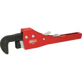   KS Tools Egykezes csőfogó, racsnis, állítható fejjel 10" max:1.1/4"