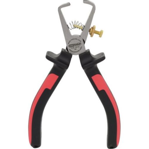 KS Tools Huzalcsupaszító fogó, rugós, kétkomponensű nyél 160 mm, 0,5-4 mm