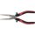 KS Tools Félkerekcsőrű ( rádiós ) fogó, kétkomponensű nyél 200 mm, vágóéllel