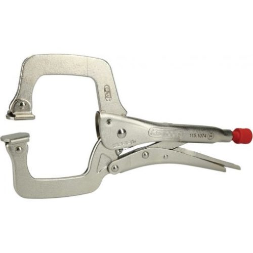 KS Tools Önzáró hegesztofogó " C ", csuklós pofa 285 mm/0-100 mm