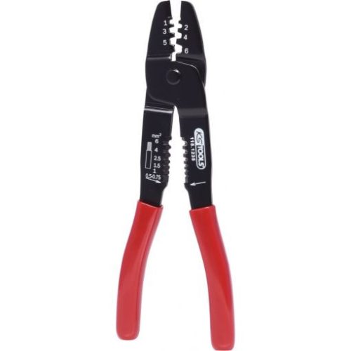 KS Tools Krimpelo fogó 0,5- 6,0 mm2 szigeteletlen kábelsaruhoz