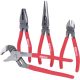 KS Tools Fogó készlet, Műanyag dobozban 4 részes PVC nyél