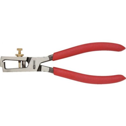 KS Tools Huzalcsupaszító fogó, krómozott, PVC nyél 160 mm, 0,5-4 mm