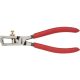 KS Tools Huzalcsupaszító fogó, krómozott, PVC nyél 160 mm, 0,5-4 mm