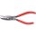 KS Tools Félkerekcsőrű fogó hajlított, PVC nyél 165 mm, 45°-os, vágóéllel
