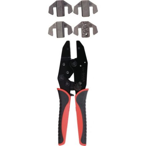 KS Tools Áttételes krimpelo fogó készlet 4 betéttel  RJ22/RJ11/RJ12/RJ45/ 2,5-10 mm2