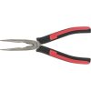 KS Tools Félkerekcsőrű fogó hajlított,kétk. nyél, SlimPOW 210 mm, 40°-os, vágóéllel