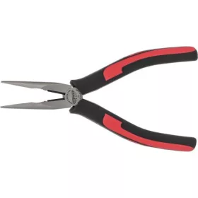   KS Tools Félkerekcsőrű fogó, kétk. nyél, SlimPOWER 160 mm, vágóéllel