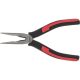 KS Tools Félkerekcsőrű fogó, kétk. nyél, SlimPOWER 160 mm, vágóéllel
