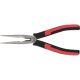 KS Tools Félkerekcsőrű fogó, kétk. nyél, SlimPOWER 210 mm, vágóéllel