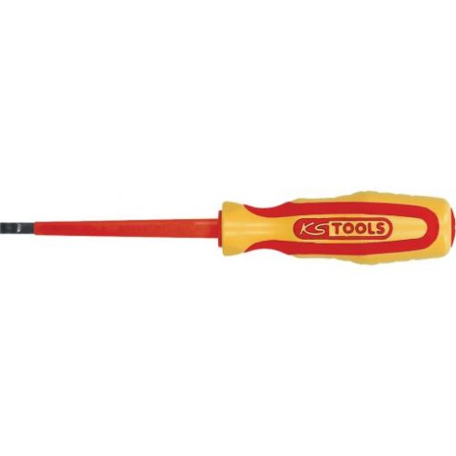 KS Tools Szigetelt csavarhúzó, lapos, 1000V 75x 2,5x 0,4 Bliszteres kivitel