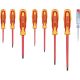 KS Tools Szigetelt csavarhúzó készlet, 1000V 8 részes 4FL+3PH+fázisceruza
