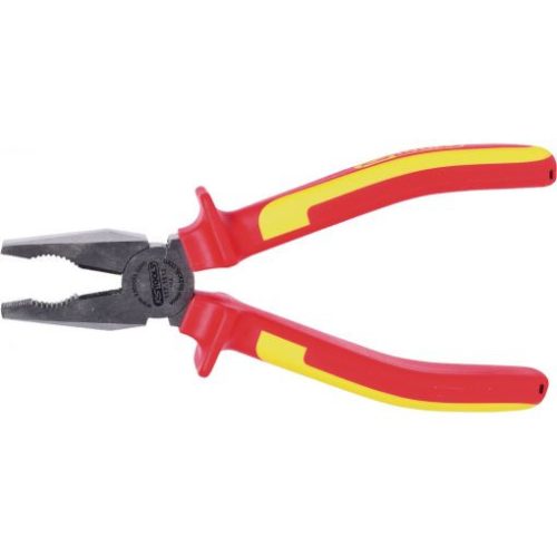 KS Tools Szigetelt egyetemes fogó, kétkomponensű nyél 1000V 180 mm