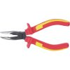 KS Tools Szigetelt félkerekcsőrű fogó, hajlított, kétk.ny. 160 mm, vágóéllel, 1000V