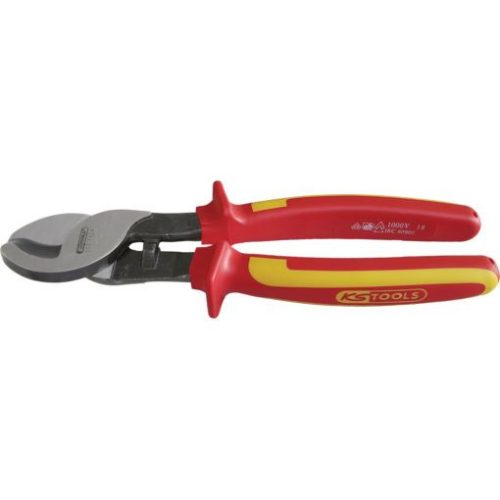 KS Tools Szigetelt kábelvágó olló, kétkomponensű nyél 1000V 200 mm, d=17/50 mm2