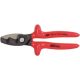 KS Tools Szigetelt kábelvágó olló, mártott nyél 1000V 200 mm, d=20/70 mm2